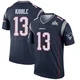 Jimmy Kibble ＃13 New England Patriots Legend Super Bowl LX Patch Jersey - Men's Navy
