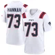 John Hannah ＃73 New England Patriots Game Jersey - Youth White
