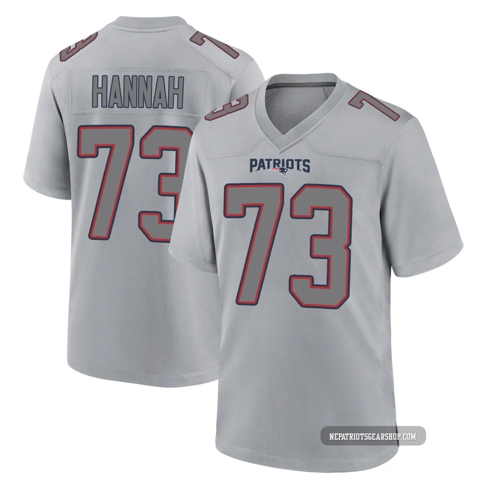 John Hannah ＃73 New England Patriots Game Silver Atmosphere Fashion Jersey - Youth
