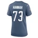 John Hannah ＃73 New England Patriots Game Storm 2025 Rivalries Collection Jersey - Women's Blue