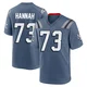 John Hannah ＃73 New England Patriots Game Storm 2025 Rivalries Collection Jersey - Youth Blue
