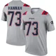 John Hannah ＃73 New England Patriots Legend Inverted Jersey - Men's Gray