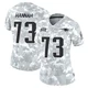 John Hannah ＃73 New England Patriots Limited 2024 Salute to Service Jersey - Women's Arctic Camo