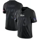 John Hannah ＃73 New England Patriots Limited Jersey - Men's Black Impact