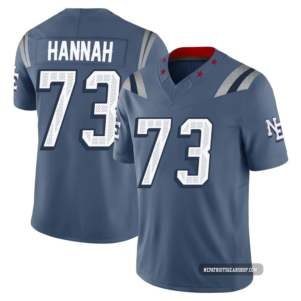 John Hannah ＃73 New England Patriots Limited Storm 2025 Rivalries Collection Jersey - Men's Blue