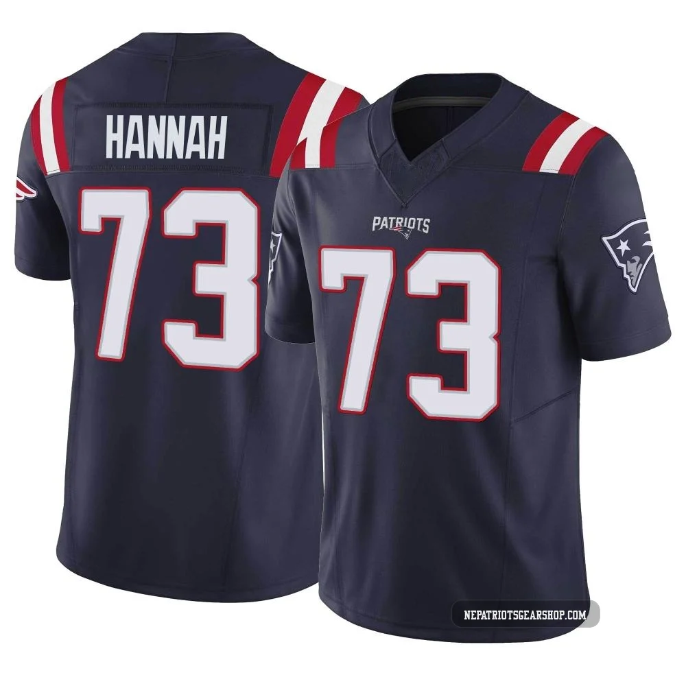 John Hannah ＃73 New England Patriots Limited Vapor F.U.S.E. Jersey - Youth Navy
