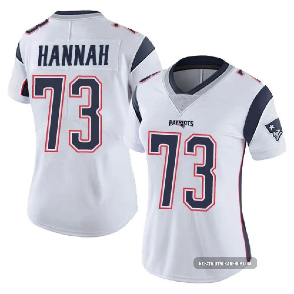 John Hannah ＃73 New England Patriots Limited Vapor Untouchable Jersey - Women's White