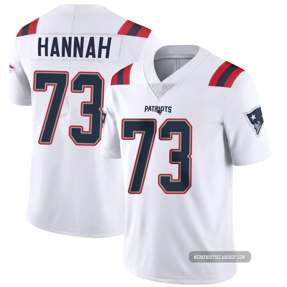 John Hannah ＃73 New England Patriots Limited Vapor Untouchable Jersey - Youth White