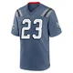 John Saunders Jr. ＃23 New England Patriots Game Storm 2025 Rivalries Collection Jersey - Men's Blue