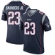 John Saunders Jr. ＃23 New England Patriots Legend Jersey - Youth Navy