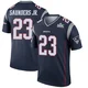 John Saunders Jr. ＃23 New England Patriots Legend Super Bowl LX Patch Jersey - Youth Navy