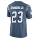 John Saunders Jr. ＃23 New England Patriots Limited Storm 2025 Rivalries Collection Jersey - Men's Blue