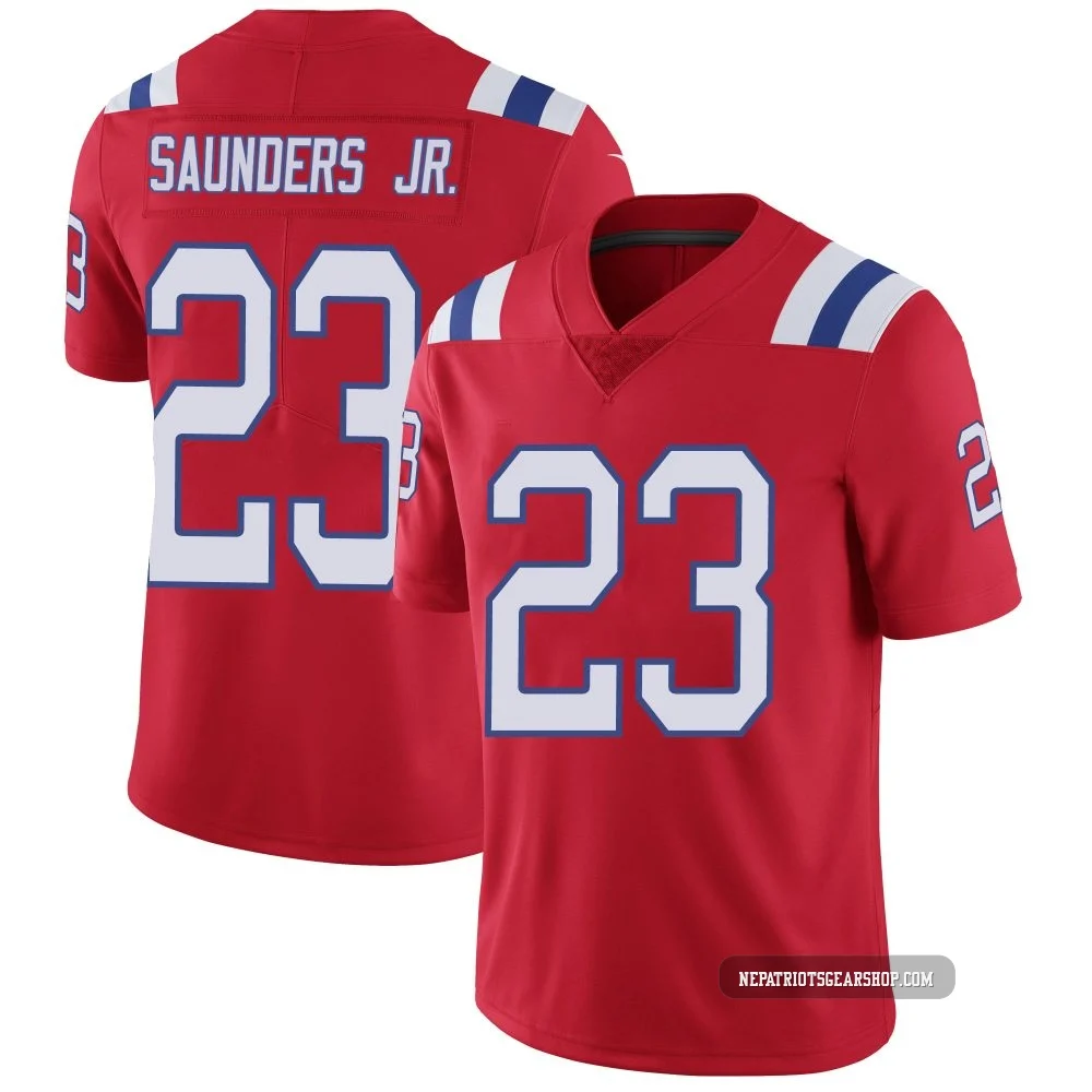John Saunders Jr. ＃23 New England Patriots Limited Vapor Untouchable Alternate Jersey - Men's Red