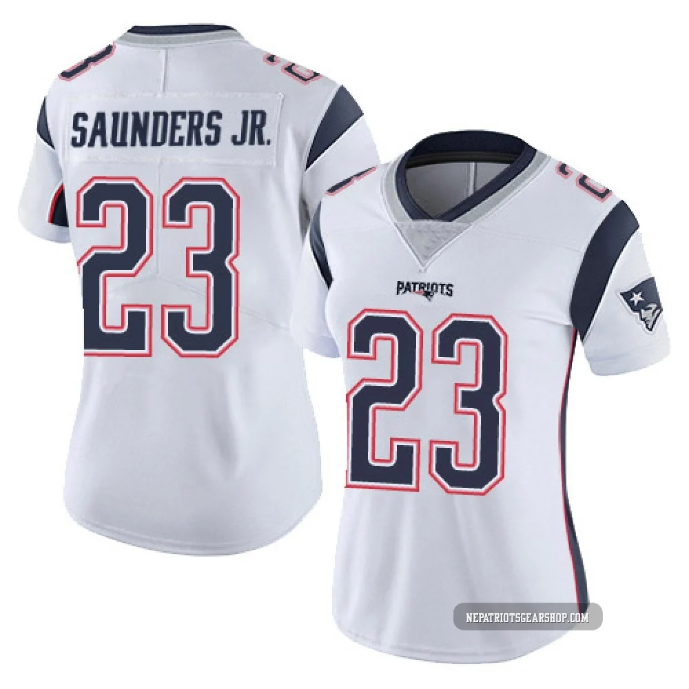 John Saunders Jr. ＃23 New England Patriots Limited Vapor Untouchable Jersey - Women's White