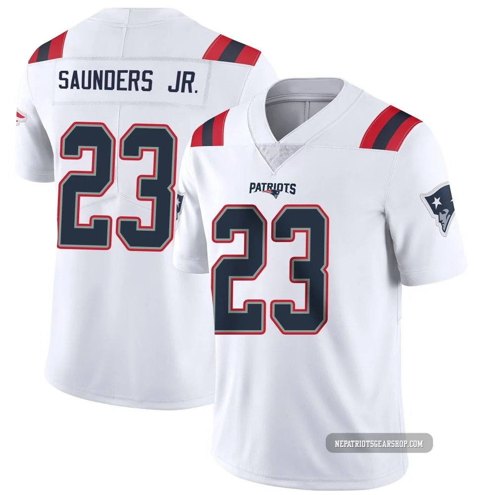 John Saunders Jr. ＃23 New England Patriots Limited Vapor Untouchable Jersey - Youth White