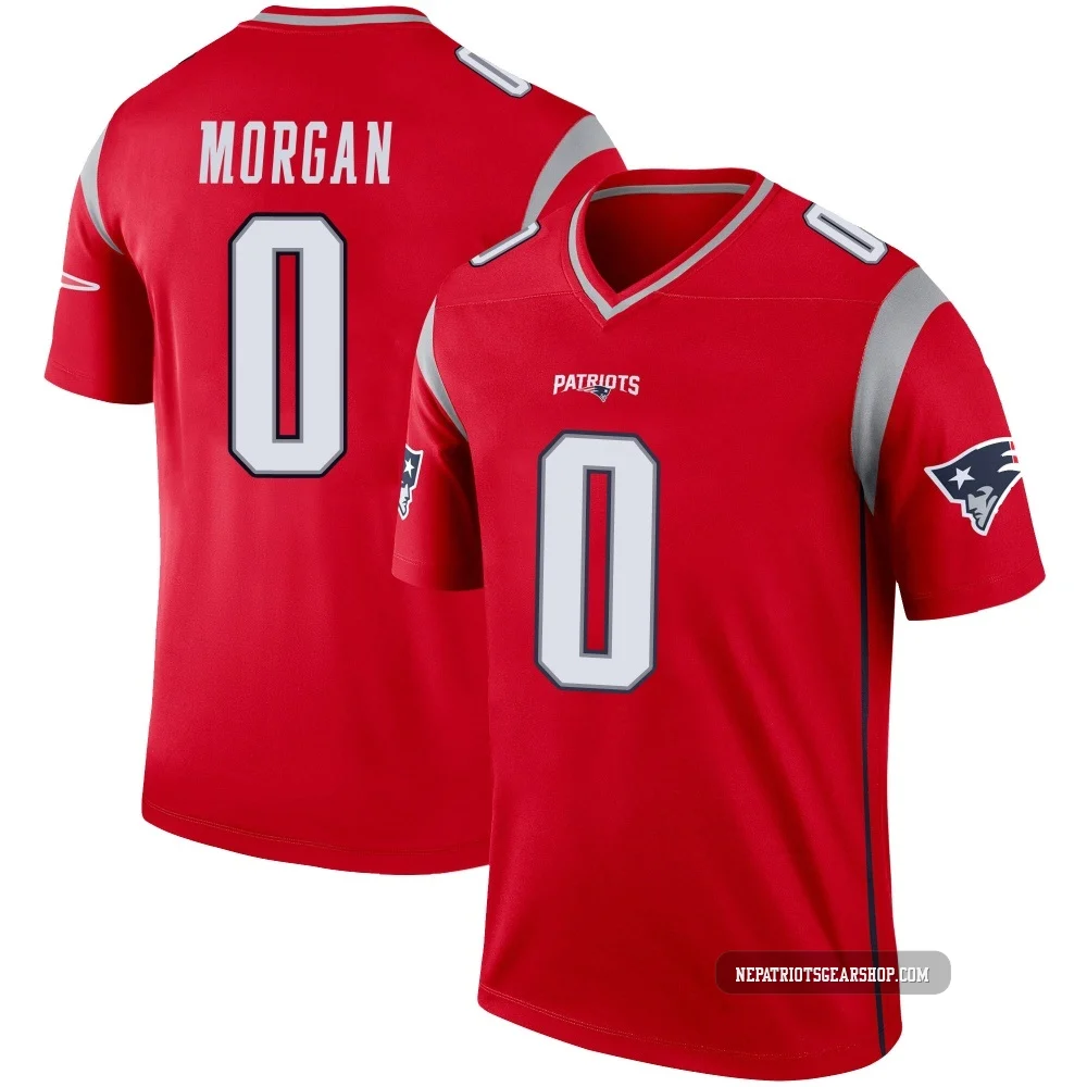 JonDarius Morgan ＃0 New England Patriots Legend Inverted Jersey - Youth Red