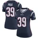 Jordan Polk ＃39 New England Patriots Legend Jersey - Women's Navy