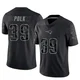 Jordan Polk ＃39 New England Patriots Limited Reflective Jersey - Men's Black
