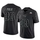 Jordan Polk ＃39 New England Patriots Limited Reflective Super Bowl LX Patch Jersey - Men's Black