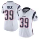 Jordan Polk ＃39 New England Patriots Limited Vapor Untouchable Jersey - Women's White