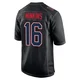 Josh Minkins ＃16 New England Patriots Game Carbon Fashion Jersey - Youth Black