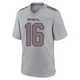 Josh Minkins ＃16 New England Patriots Game Silver Atmosphere Fashion Jersey - Youth
