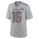 Josh Minkins ＃16 New England Patriots Game Silver Atmosphere Fashion Super Bowl LX Patch Jersey - Men's