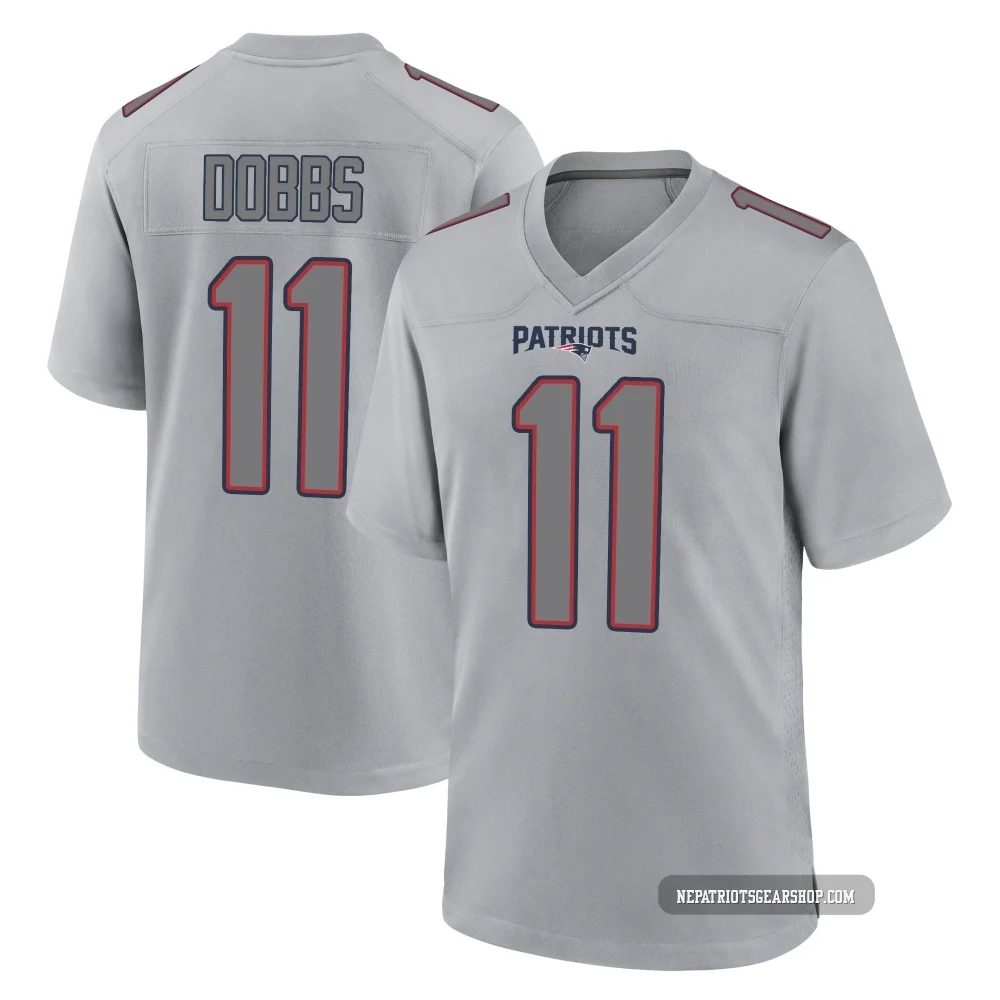 Joshua Dobbs ＃11 New England Patriots Game Silver Atmosphere Fashion Jersey - Men's