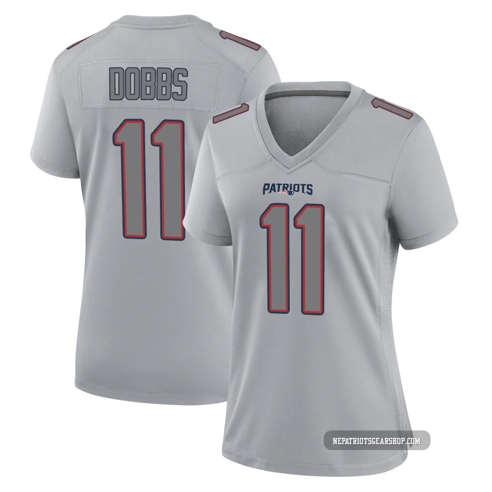 Joshua Dobbs ＃11 New England Patriots Game Silver Atmosphere Fashion Jersey - Women's