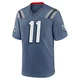 Joshua Dobbs ＃11 New England Patriots Game Storm 2025 Rivalries Collection Jersey - Men's Blue
