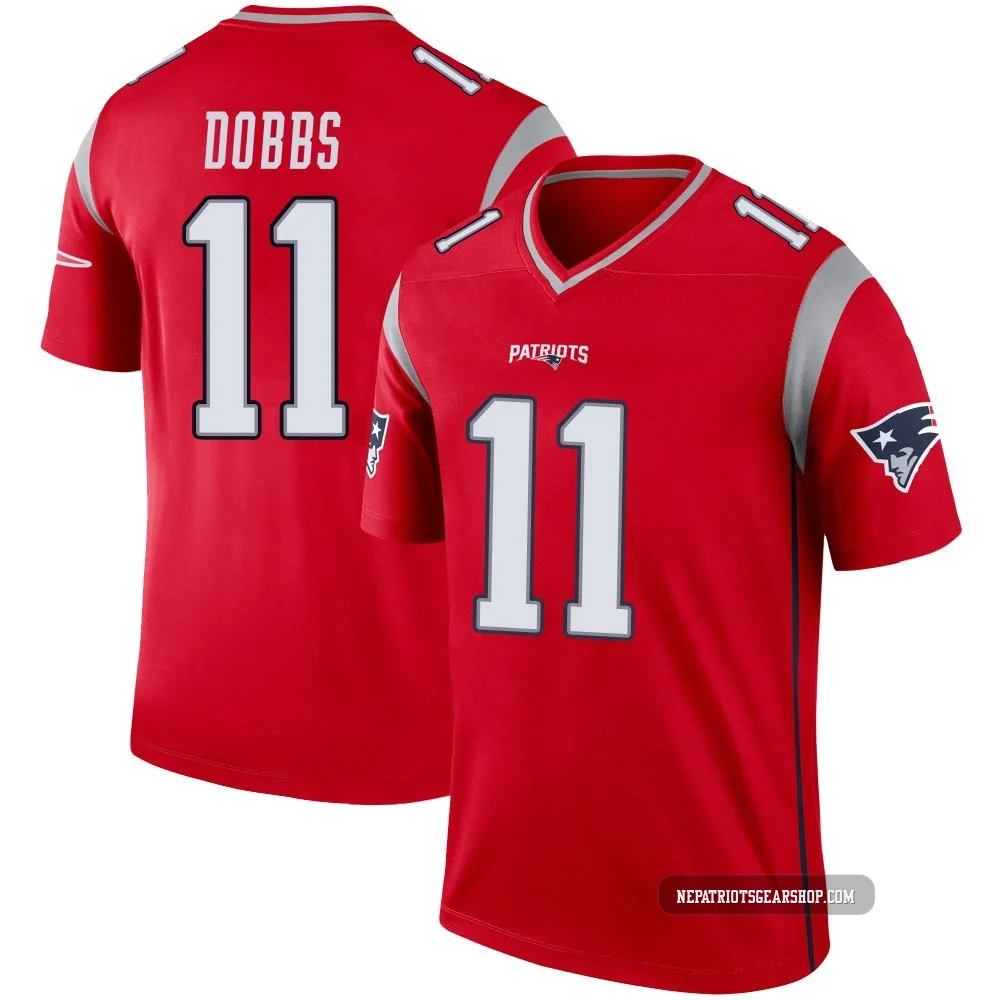 Joshua Dobbs ＃11 New England Patriots Legend Inverted Jersey - Youth Red