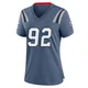 Joshua Farmer ＃92 New England Patriots Game Storm 2025 Rivalries Collection Jersey - Women's Blue