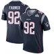 Joshua Farmer ＃92 New England Patriots Legend Super Bowl LX Patch Jersey - Men's Navy