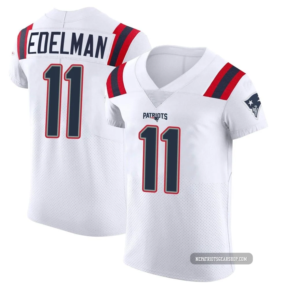 Julian Edelman ＃11 New England Patriots Elite Vapor Untouchable Jersey - Men's White