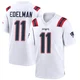 Julian Edelman ＃11 New England Patriots Game Jersey - Men's White