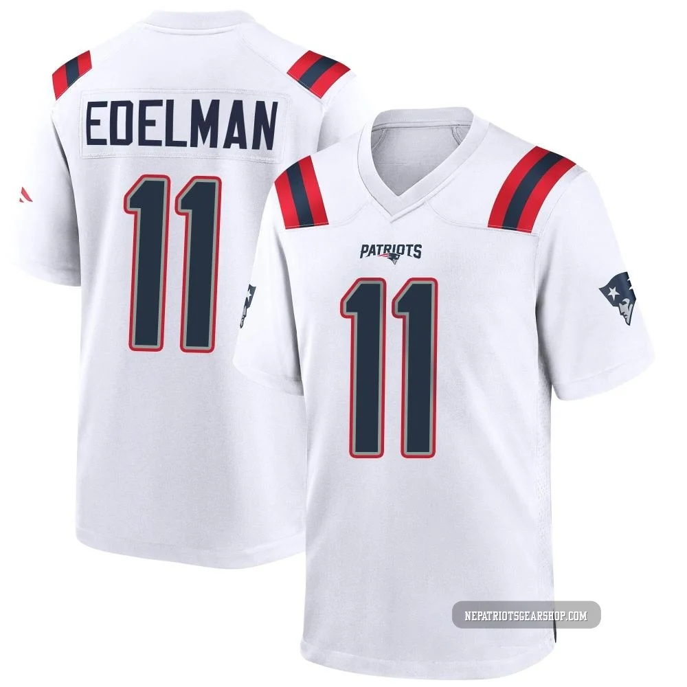 Julian Edelman ＃11 New England Patriots Game Jersey - Youth White