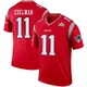 Julian Edelman ＃11 New England Patriots Legend Inverted Super Bowl LX Patch Jersey - Youth Red