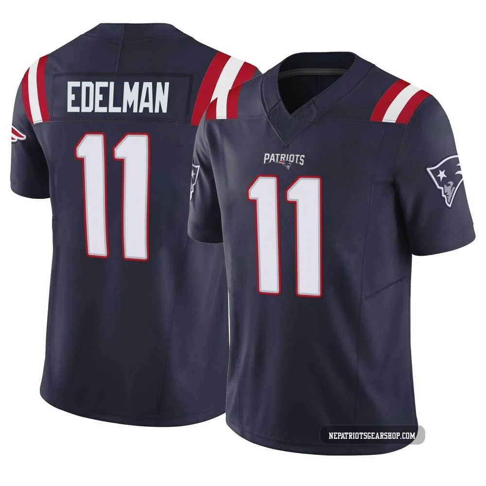 Julian Edelman ＃11 New England Patriots Limited Vapor F.U.S.E. Jersey - Men's Navy