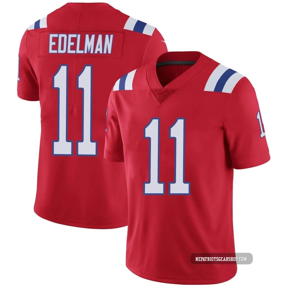Julian Edelman ＃11 New England Patriots Limited Vapor Untouchable Alternate Jersey - Men's Red