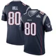 Julian Hill ＃80 New England Patriots Legend Super Bowl LX Patch Jersey - Men's Navy