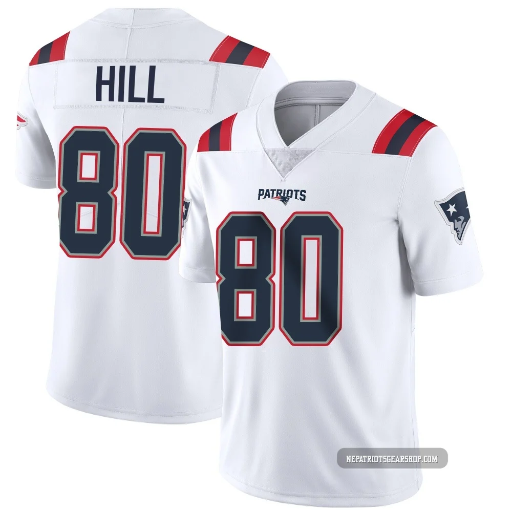 Julian Hill ＃80 New England Patriots Limited Vapor Untouchable Jersey - Men's White