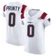 Karon Prunty ＃0 New England Patriots Elite Vapor Untouchable Super Bowl LX Patch Jersey - Men's White