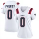 Karon Prunty ＃0 New England Patriots Game Jersey - Women's White