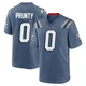 Karon Prunty ＃0 New England Patriots Game Storm 2025 Rivalries Collection Jersey - Youth Blue