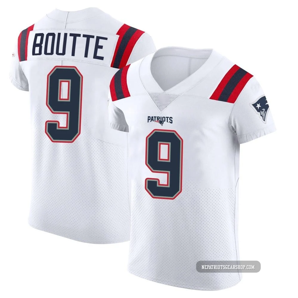 Kayshon Boutte ＃9 New England Patriots Elite Vapor Untouchable Jersey - Men's White