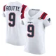 Kayshon Boutte ＃9 New England Patriots Elite Vapor Untouchable Super Bowl LX Patch Jersey - Men's White