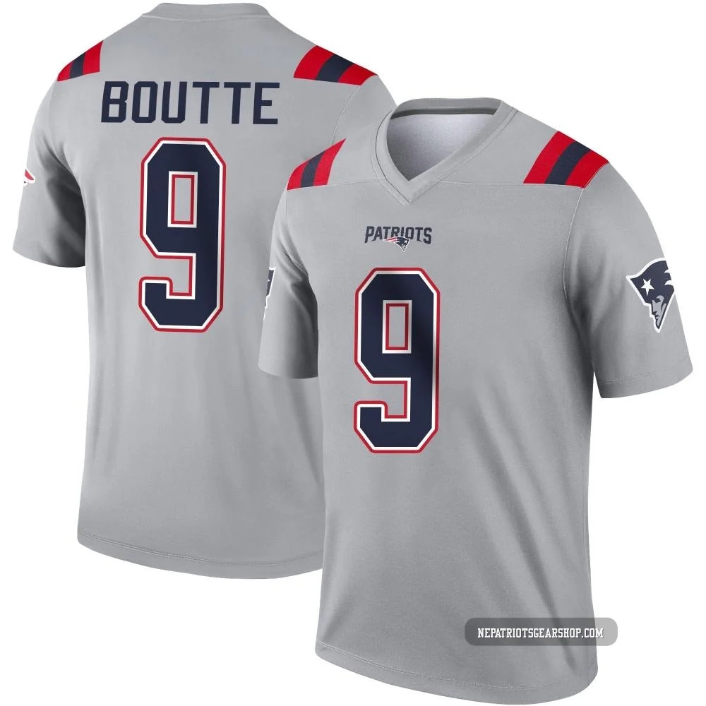 Kayshon Boutte ＃9 New England Patriots Legend Inverted Jersey - Men's Gray