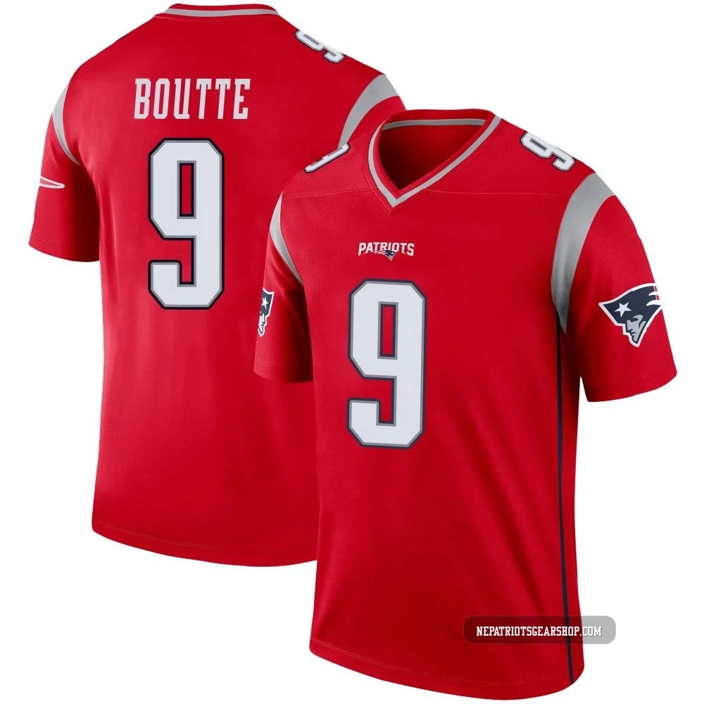 Kayshon Boutte ＃9 New England Patriots Legend Inverted Jersey - Youth Red
