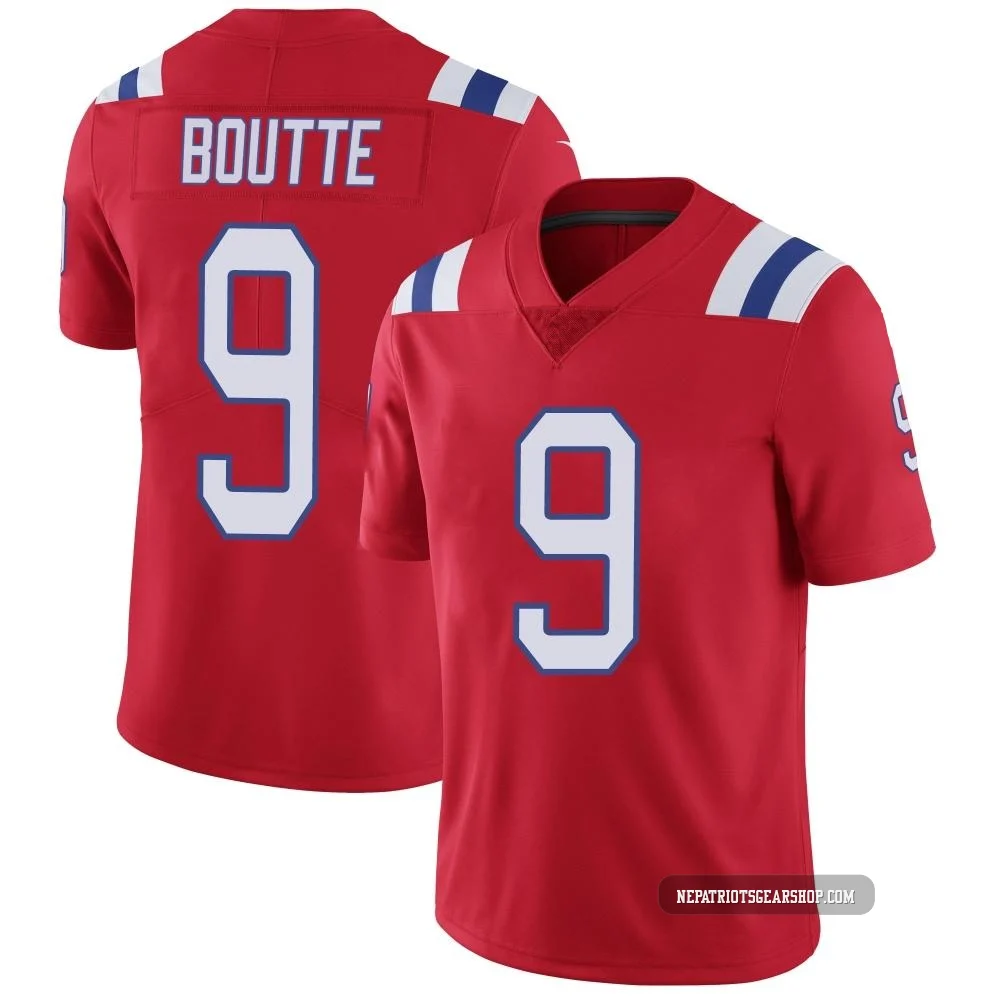 Kayshon Boutte ＃9 New England Patriots Limited Vapor Untouchable Alternate Jersey - Men's Red