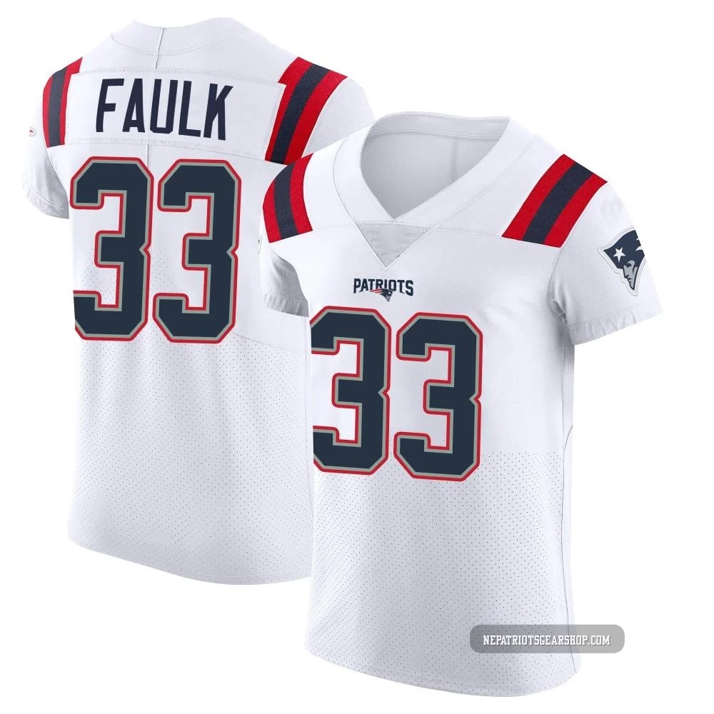 Kevin Faulk ＃33 New England Patriots Elite Vapor Untouchable Jersey - Men's White